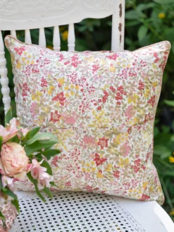 With Love Patchwork Cushion Cover - Pastel